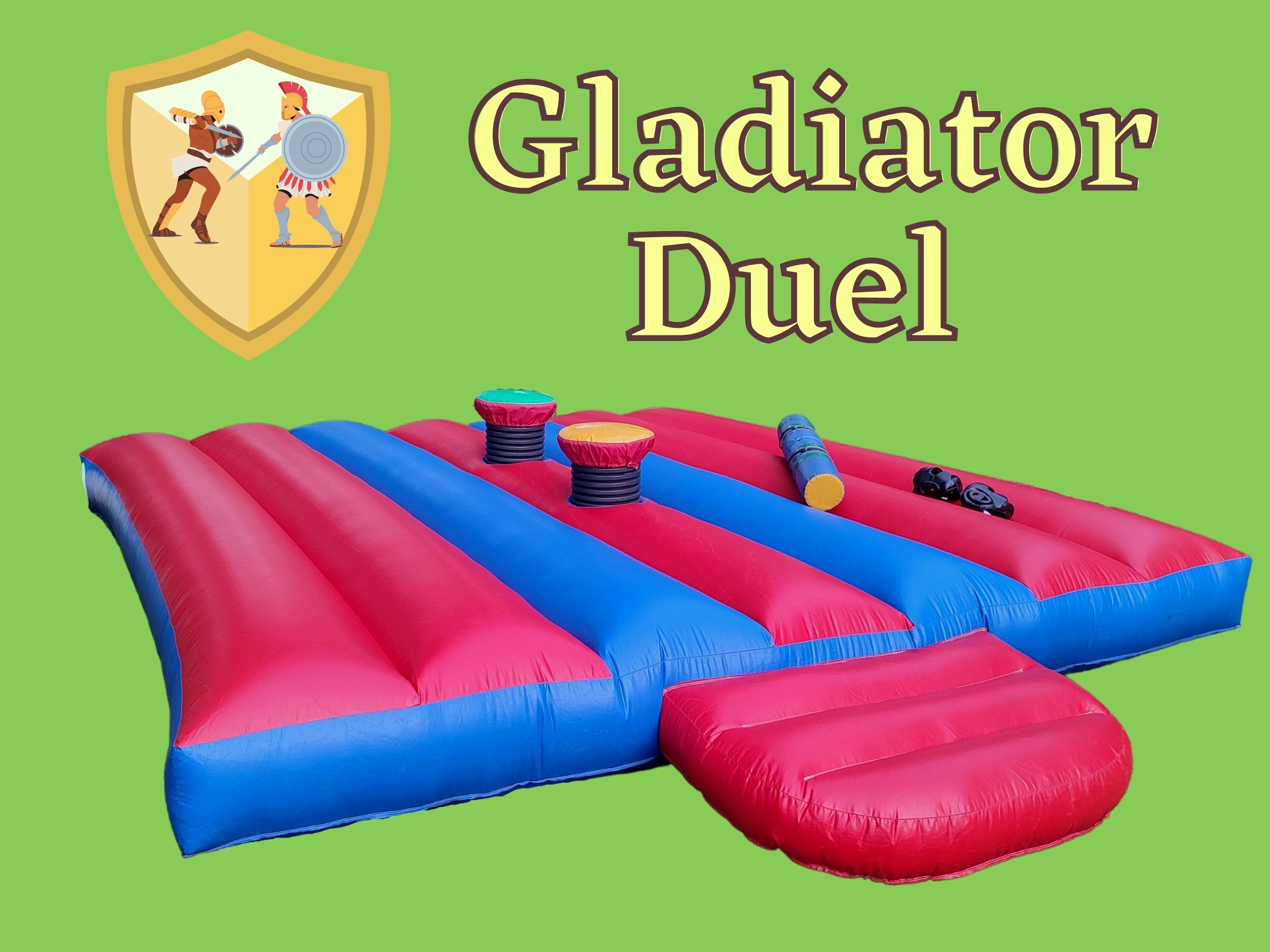 Inflatable Gladiator Duel for adults & kids RB 23x16ft Gladiator Duel Inflatable hire