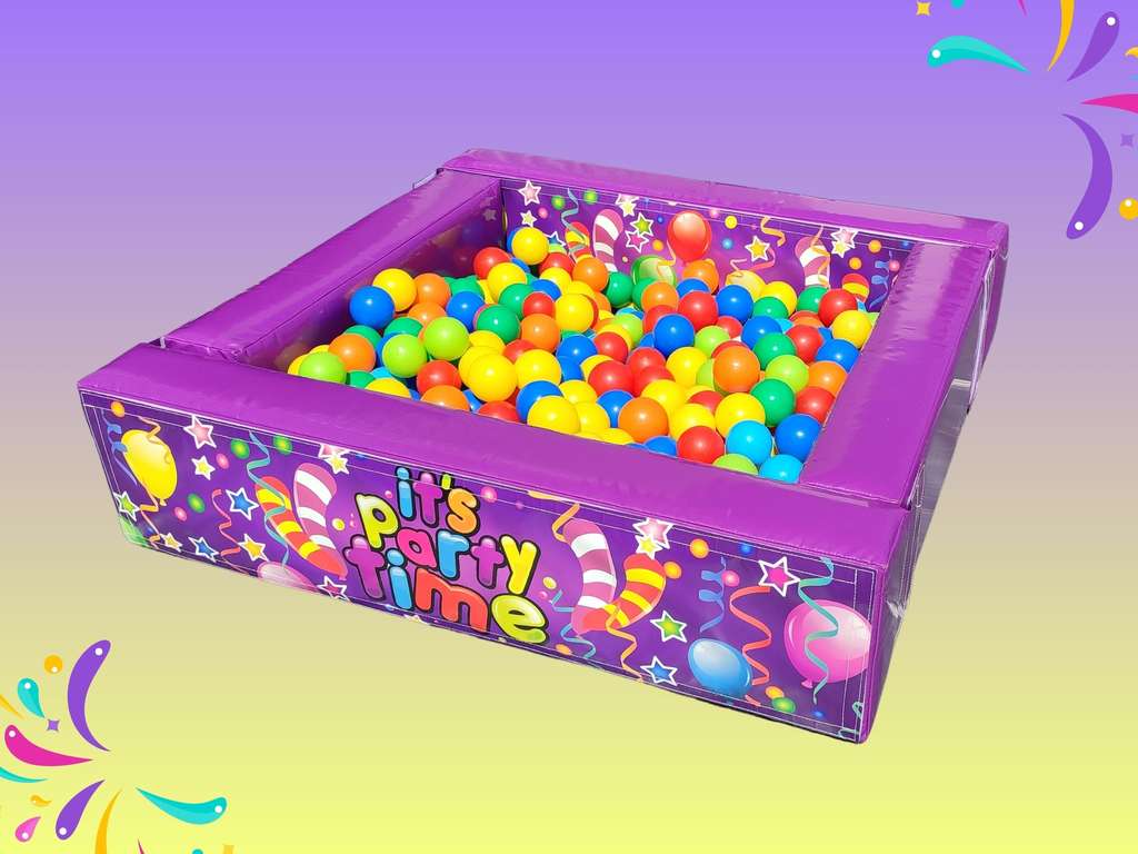 Ball Pit 4x4ft Purple Ball Pit hire